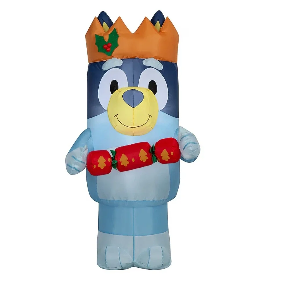 Gemmy Bluey 3.5ft Airblown Lighted Christmas Inflatable Holiday Indoor/Out Decor